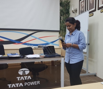 Awareness talk about bariatric surgery for the employees of Tata Power. Registered Dietician Mariam Lakdawala talking about nutritional tips for prevention of obesity especially for people who work in shifts.