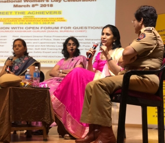 Speaking about the journey as a woman surgeon in bariatric surgery at a Women's day event organized by Decimate Cancer at Maharshi Karve Educational Institute, Pune. "Women must see their gender as an advantage and not a disadvantage. A lot can be accomplished just by changimg the mindset and providing opportunities".