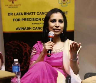 Speaking about the journey as a woman surgeon in bariatric surgery at a Women's day event organized by Decimate Cancer at Maharshi Karve Educational Institute, Pune. "Women must see their gender as an advantage and not a disadvantage. A lot can be accomplished just by changimg the mindset and providing opportunities".