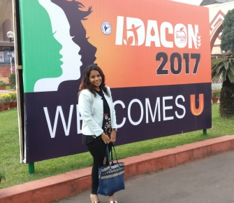 Registered dietcian and bariatric nutritionist, Mariam Lakdawala at the IDACON 2017.